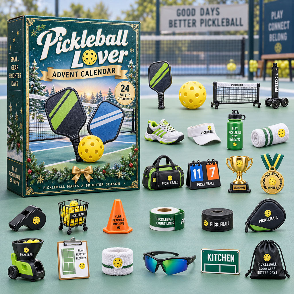 Pickleball Lover 24 Days Festive Countdown Advent Calendar 2026