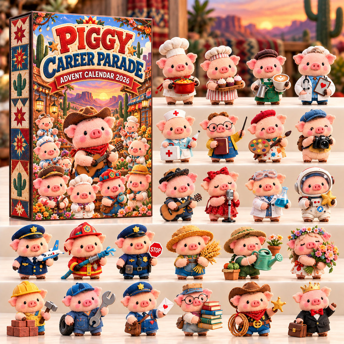 Piggy Career Parade Advent Calendar 2026
