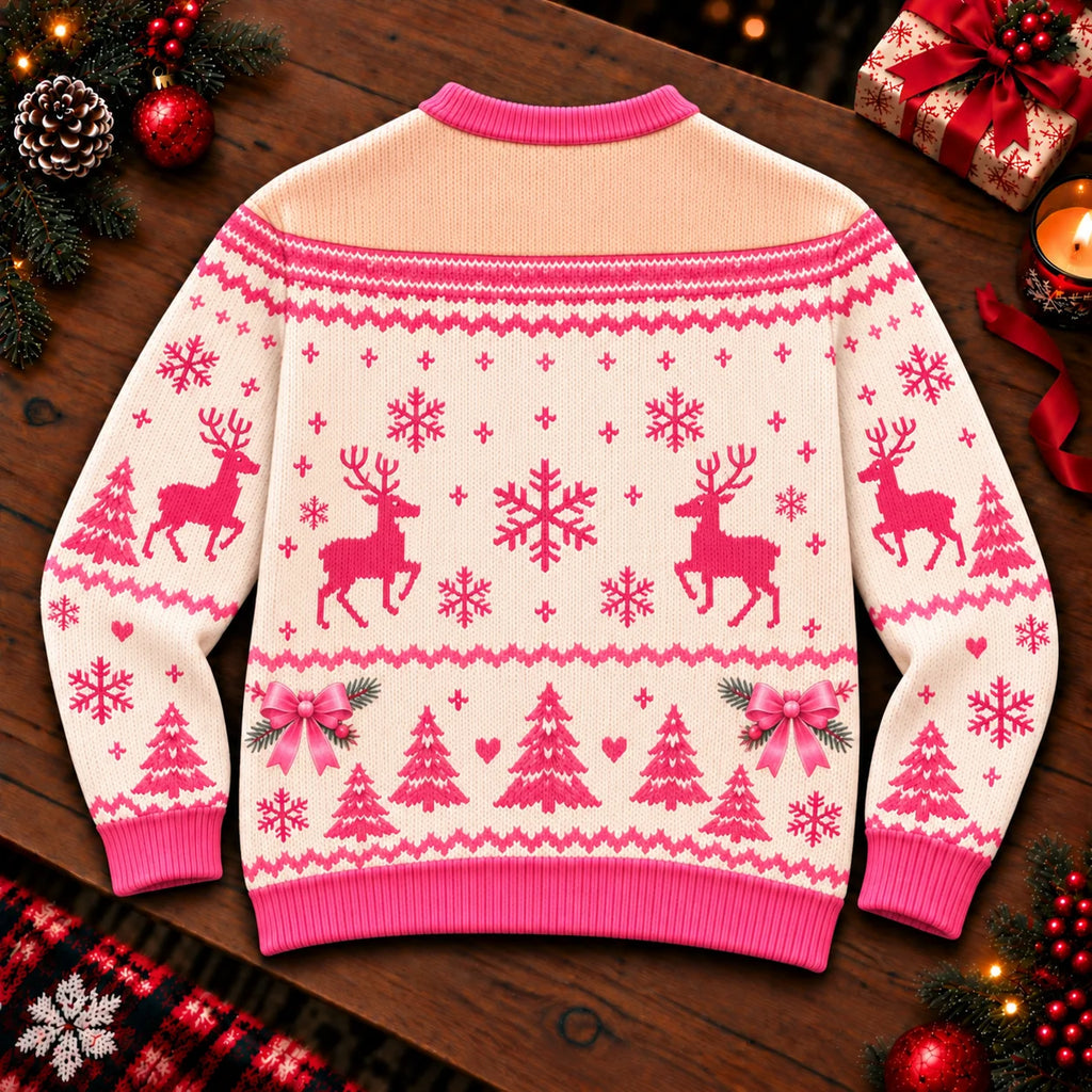 Pink Bikini Ugly Christmas Sweater