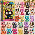 Pop Art Colorful Cats Advent Calendar 2026
