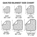 Cherished Footprints Cozy Quilted Blanket