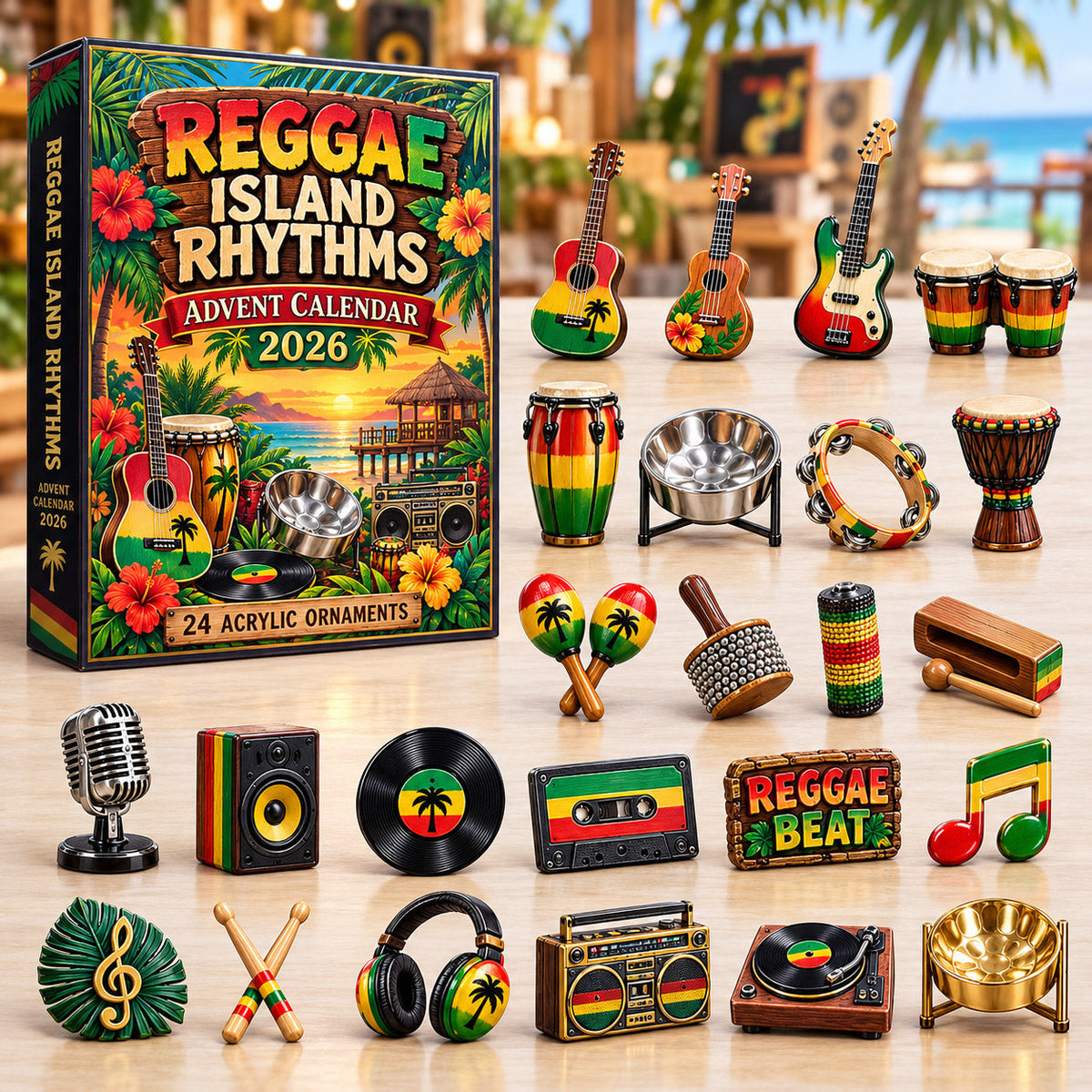 Reggae Island Rhythms Music Lover Advent Calendar 2026