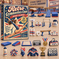 Retro Gymnastics Club 24 Days Festive Countdown Advent Calendar 2026