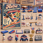 Retro Gymnastics Club 24 Days Festive Countdown Advent Calendar 2026