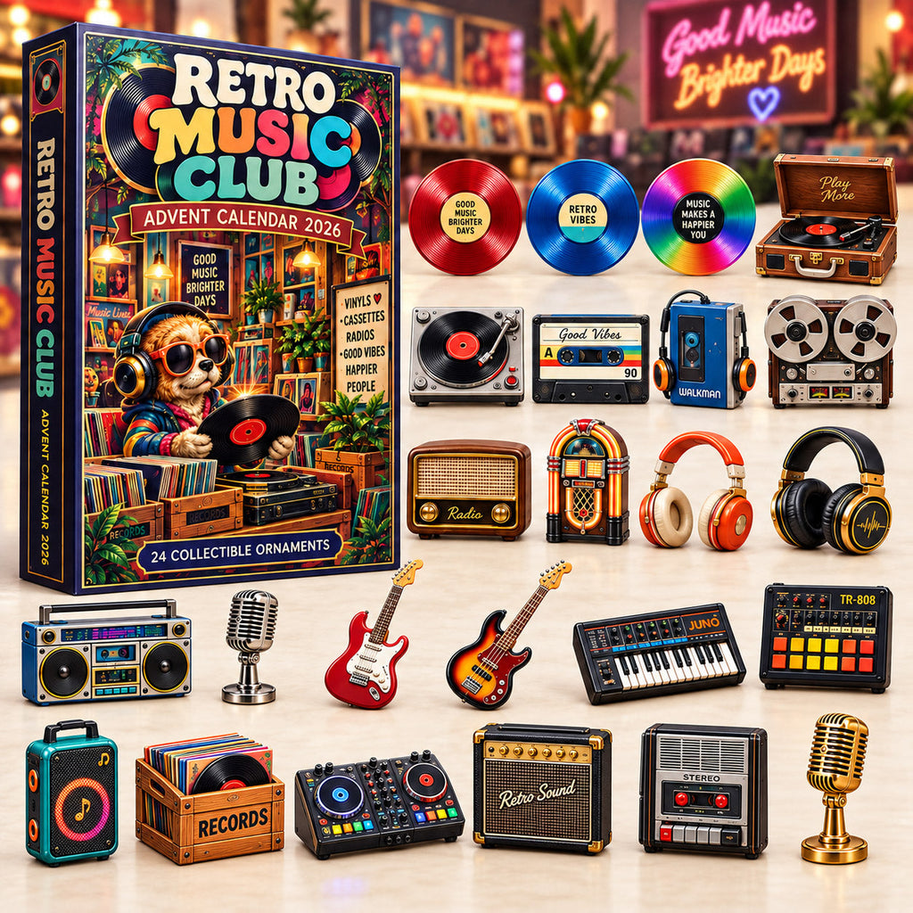 Retro Music Club Music Lover Advent Calendar 2026