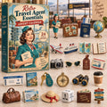 Retro Travel Agent Essentials 24 Days Festive Countdown Advent Calendar 2026
