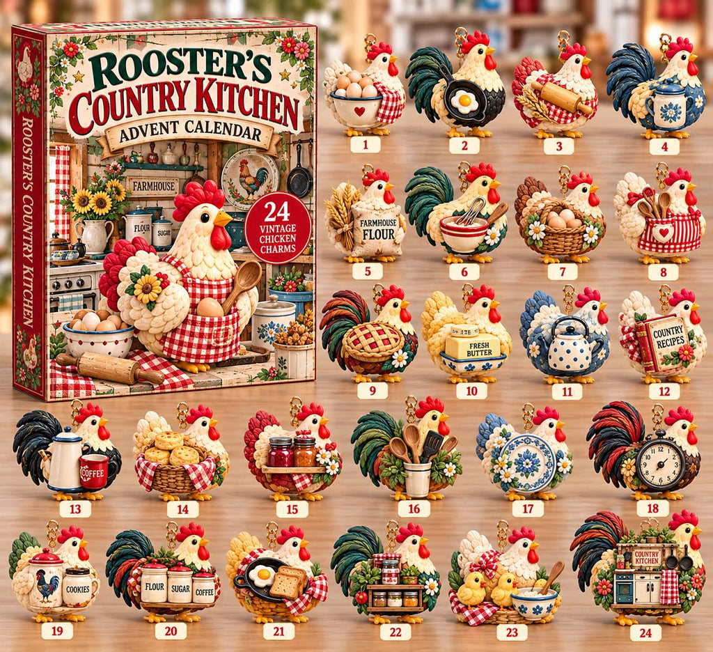 Rooster Country Kitchen Advent Calendar 2026
