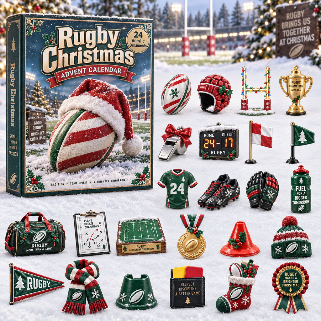 Rugby Christmas 24 Days Festive Countdown Advent Calendar 2026