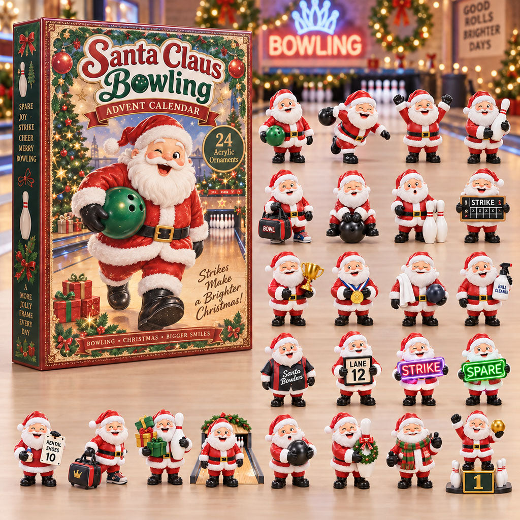 Santa Claus Bowling 24 Days Festive Countdown Advent Calendar 2026