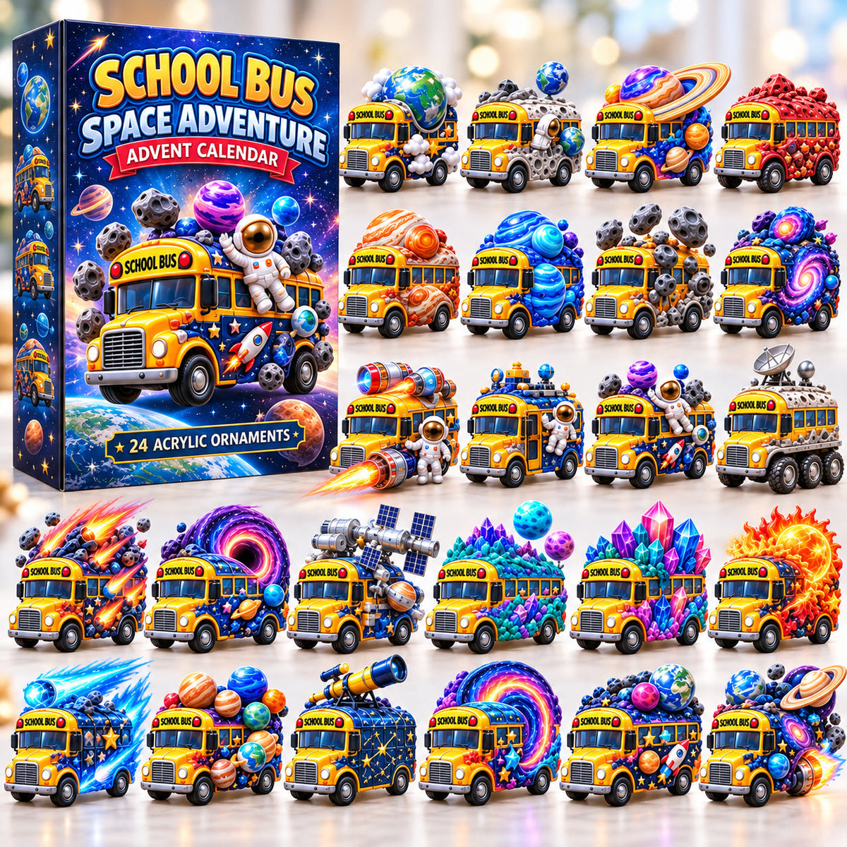 School Bus Space Adventure Limited Edition Advent Calendar 2026