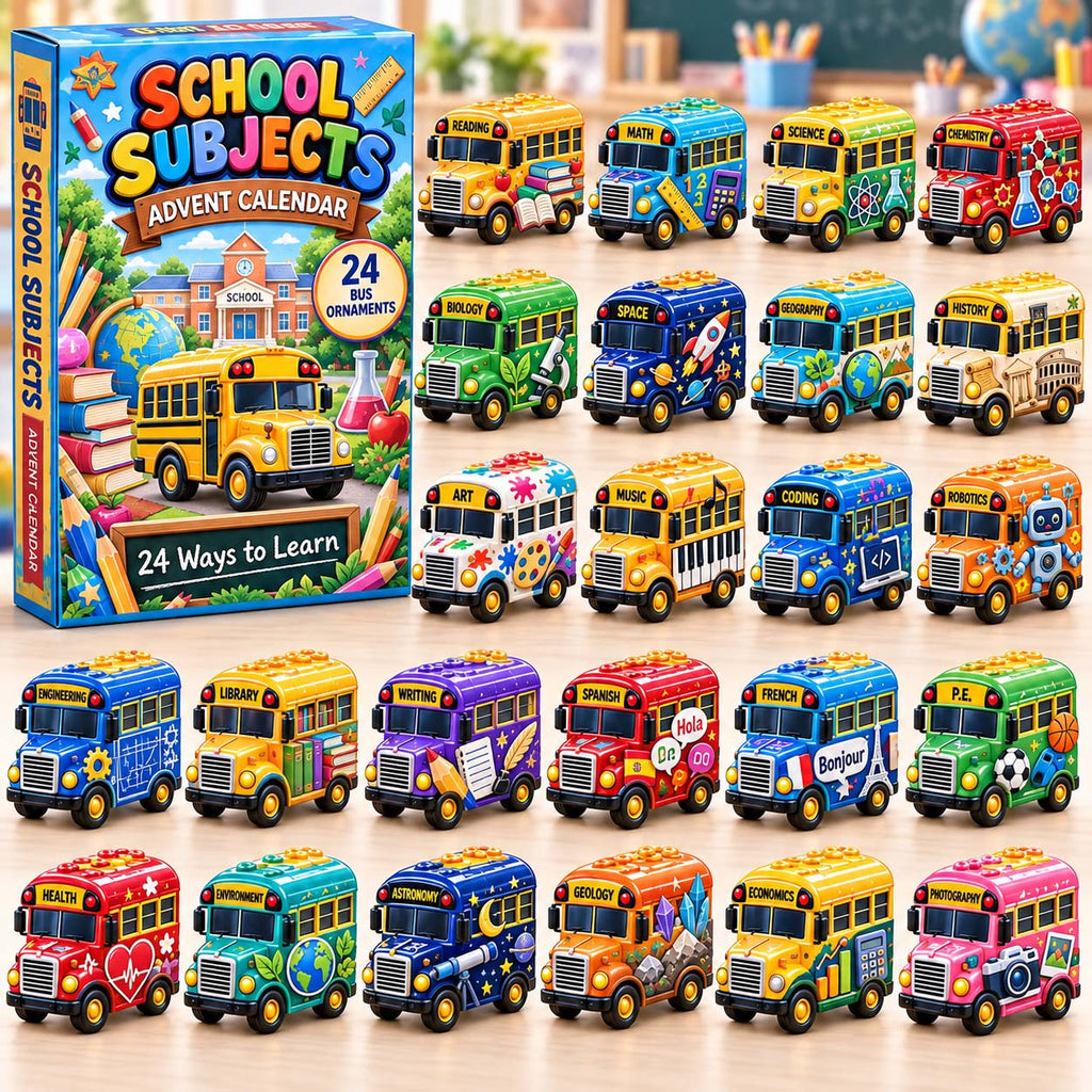 School Subjects 24 Way to Learn Advent Calendar 2026