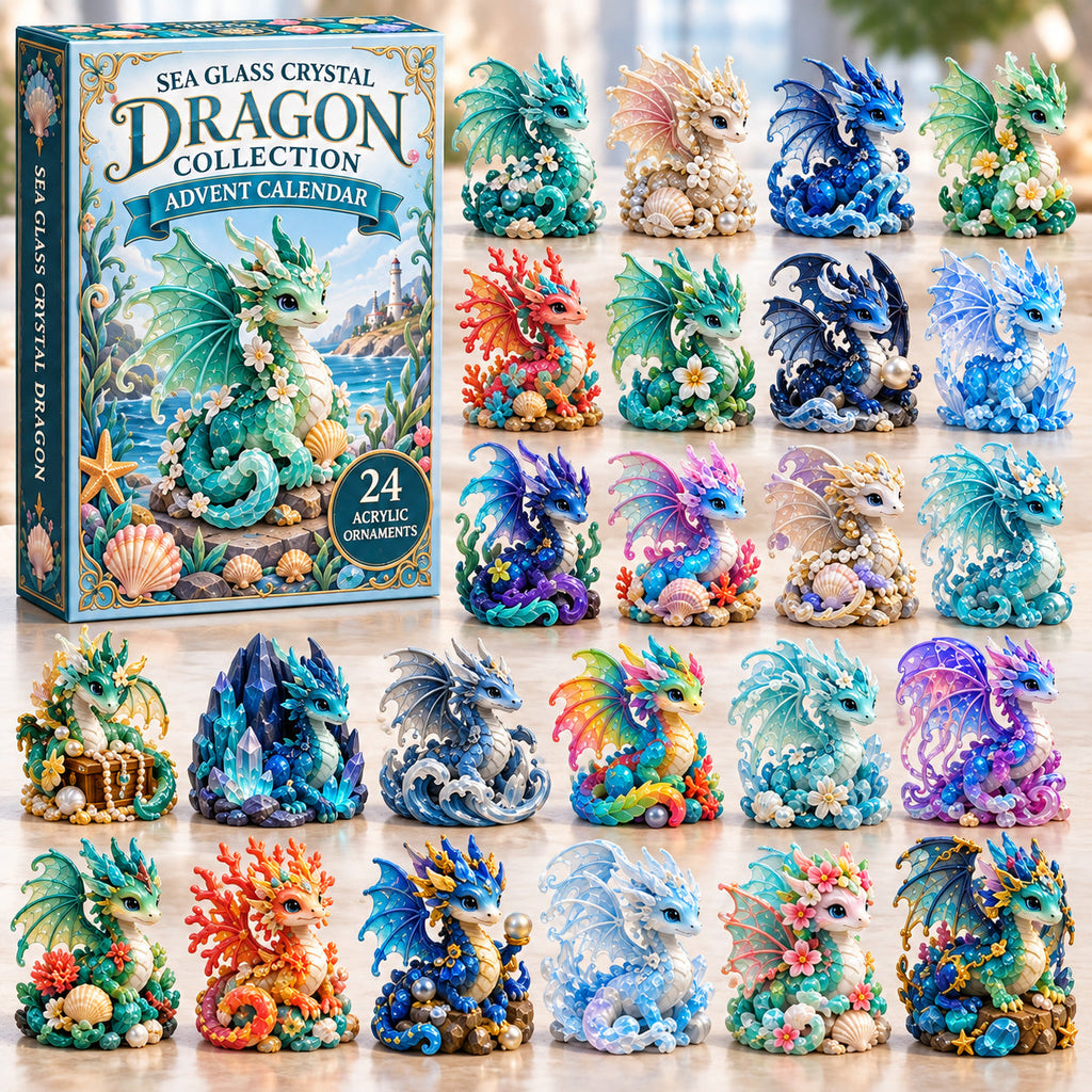 Sea Glass Crystal Dragon Collection Advent Calendar 2026