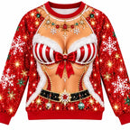Sexy Santa Christmas Sparkling Ugly Christmas Sweater