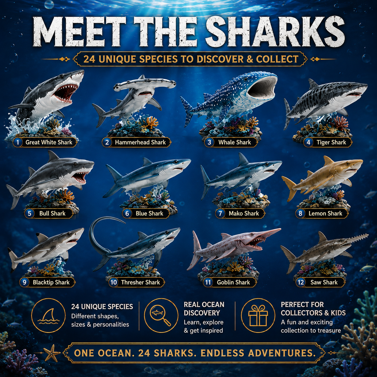 Shark World 24 Days of Shank Discovery Advent Calendar 2026