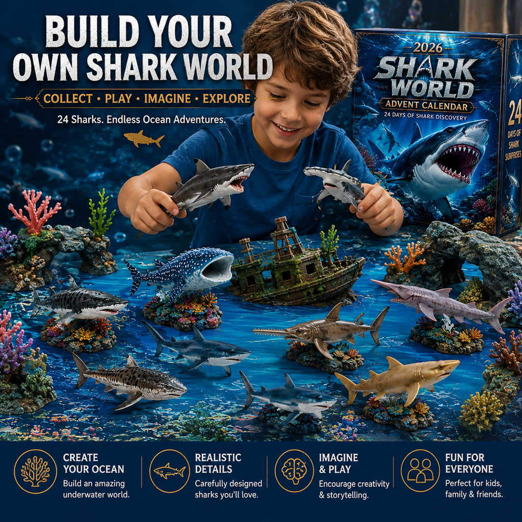 Shark World 24 Days of Shank Discovery Advent Calendar 2026