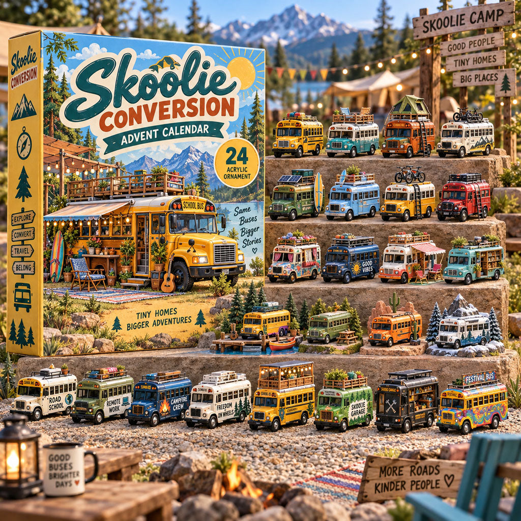 Skoolie Conversion 24 Days Festive Countdown Advent Calendar 2026