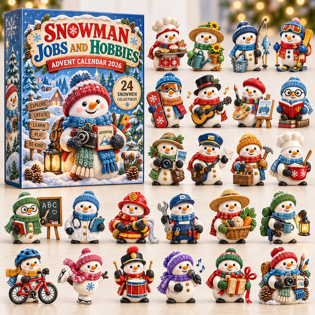 Snowman Jobs and Hobbies Advent Calendar 2026