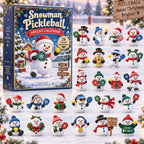 Snowman Pickleball 24 Days Festive Countdown Advent Calendar 2026