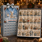 Snowy Reindeer Ornament 24 Days Christmas Countdown Advent Calendar 2026