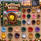 Softball Mitts 24 Days Festive Countdown Advent Calendar 2026
