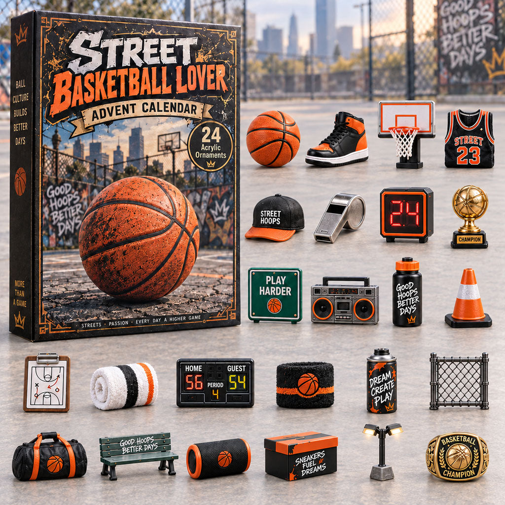 Street Basketball Lover 24 Days Festive Countdown Advent Calendar 2026