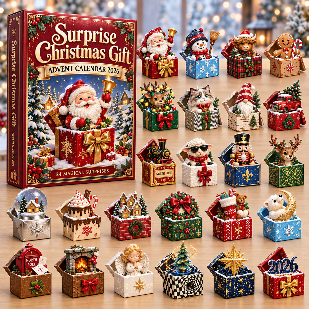 Surprise Christmas Gift Limited Edition Advent Calendar 2026