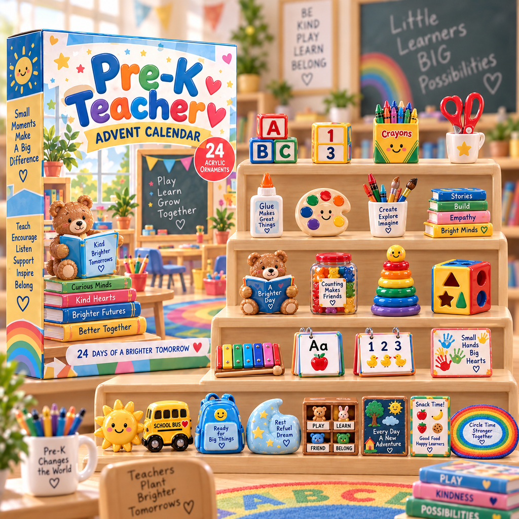 Teacher 24 Days Festive Countdown Advent Calendar 2026