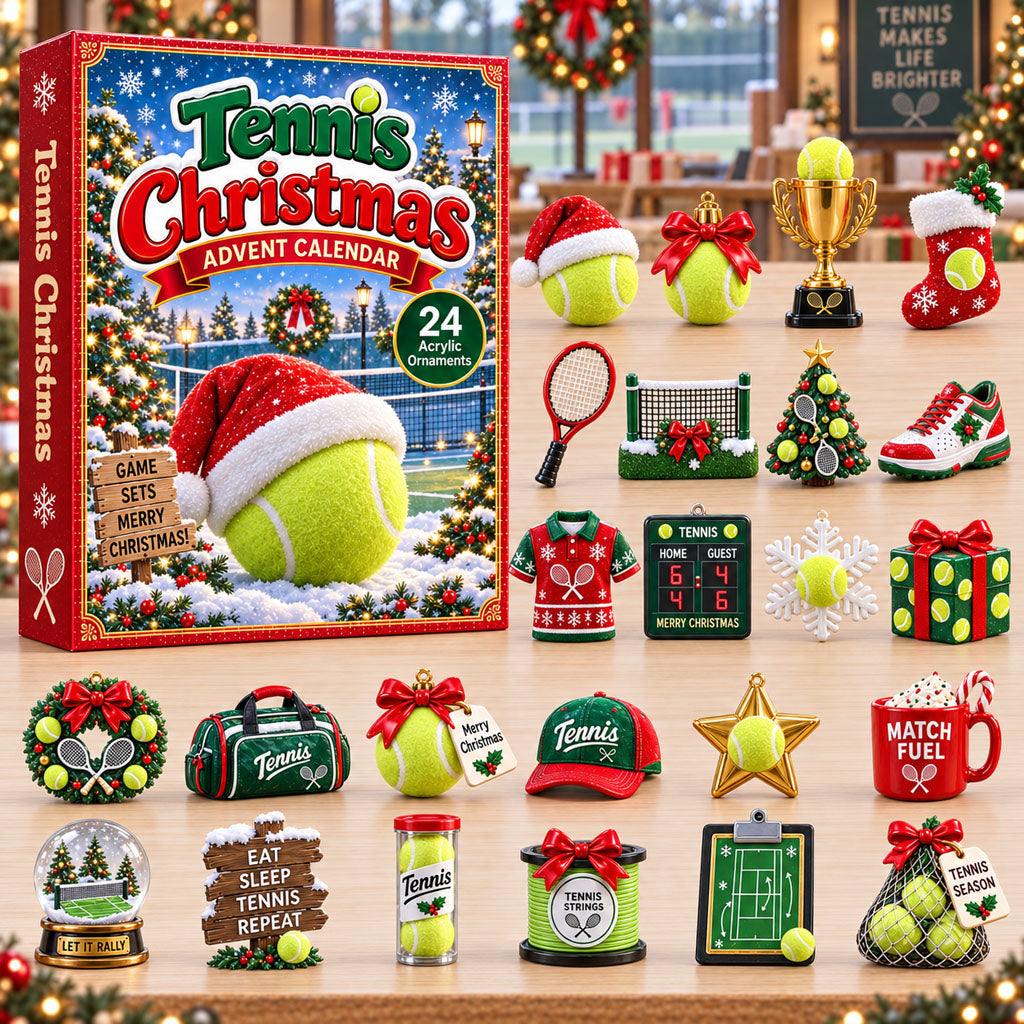 Tennis Christmas 24 Days Festive Countdown Advent Calendar 2026