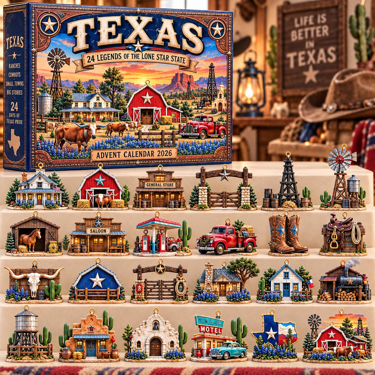 Texas 24 Legends of the Lone Star State Advent Calendar 2026