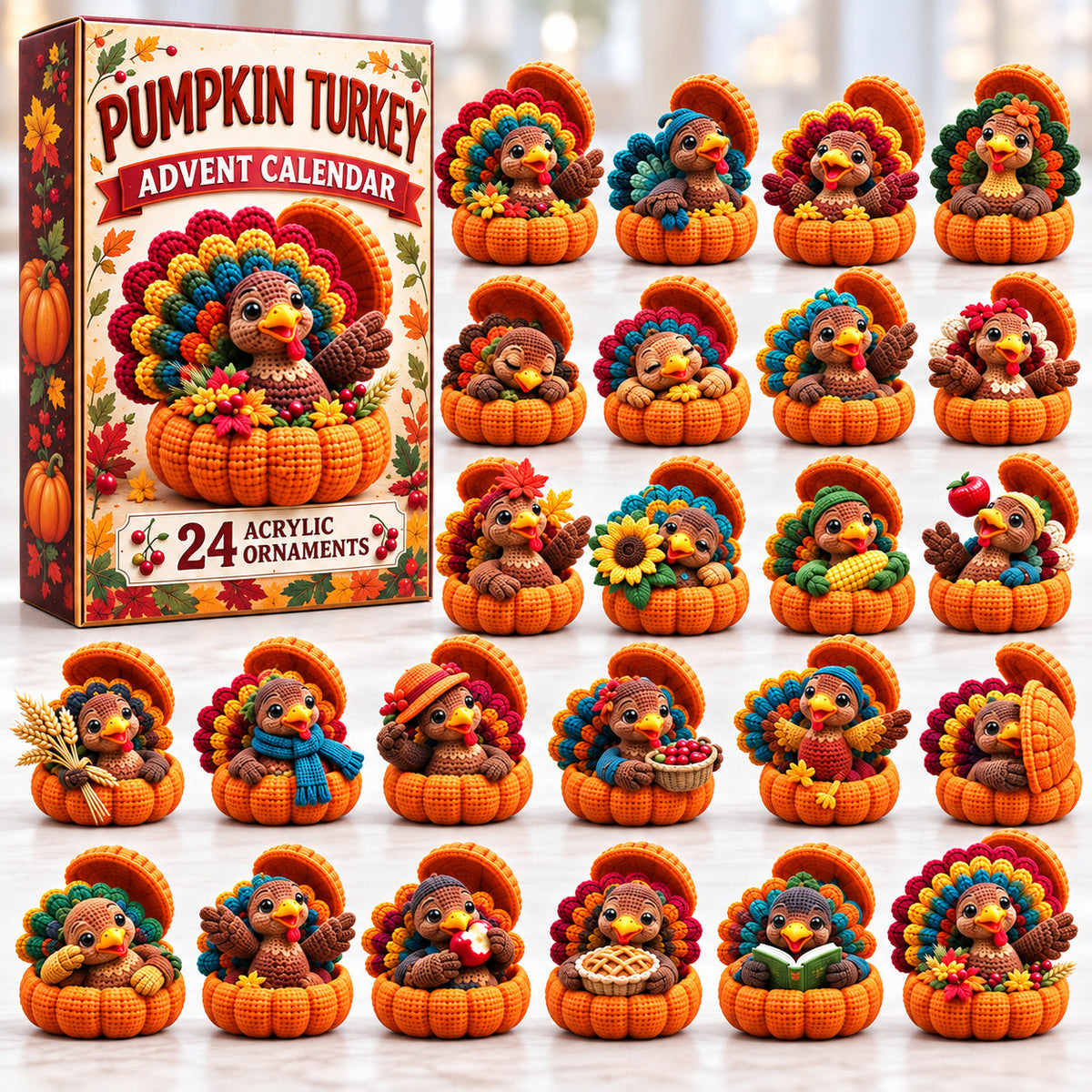 Thanksgiving Turkey Pumpkin Limited Edition Advent Calendar 2026