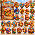 Thanksgiving Turkey Stain Glass Limited Edition Advent Calendar 2026