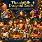 The Nativity Story 24 Days Buildable Christmas Advent Calendar 2026