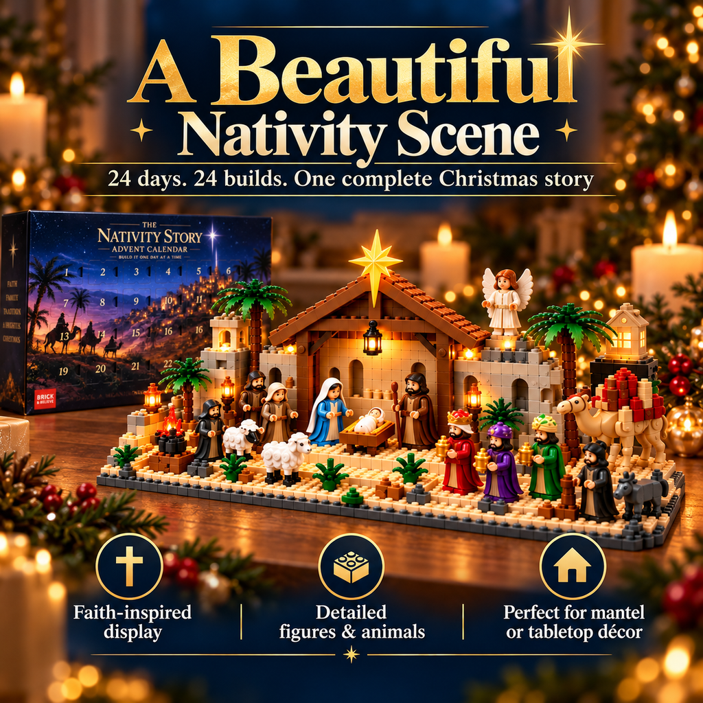 The Nativity Story 24 Days Buildable Christmas Advent Calendar 2026