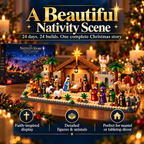 The Nativity Story 24 Days Buildable Christmas Advent Calendar 2026