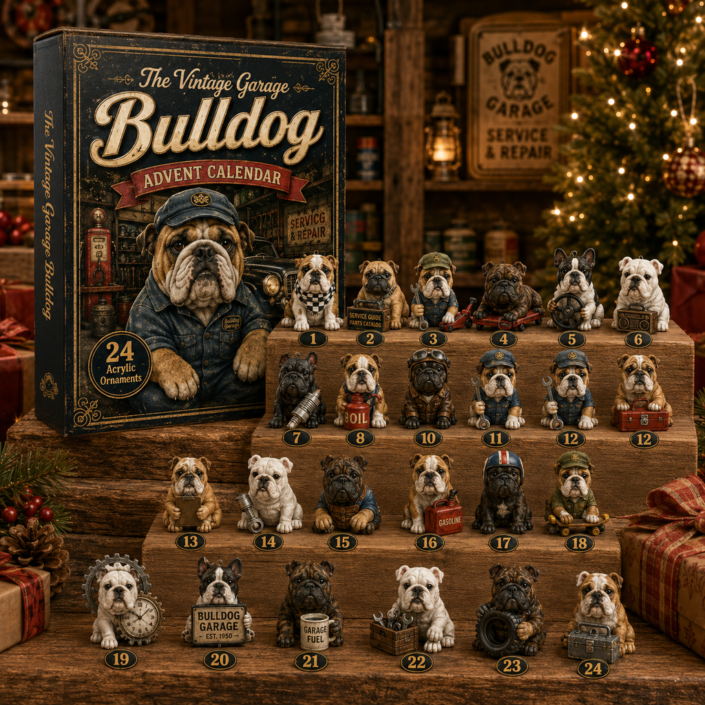 The Vintage Garage Bulldogs Limited Edition Advent Calendar 2026