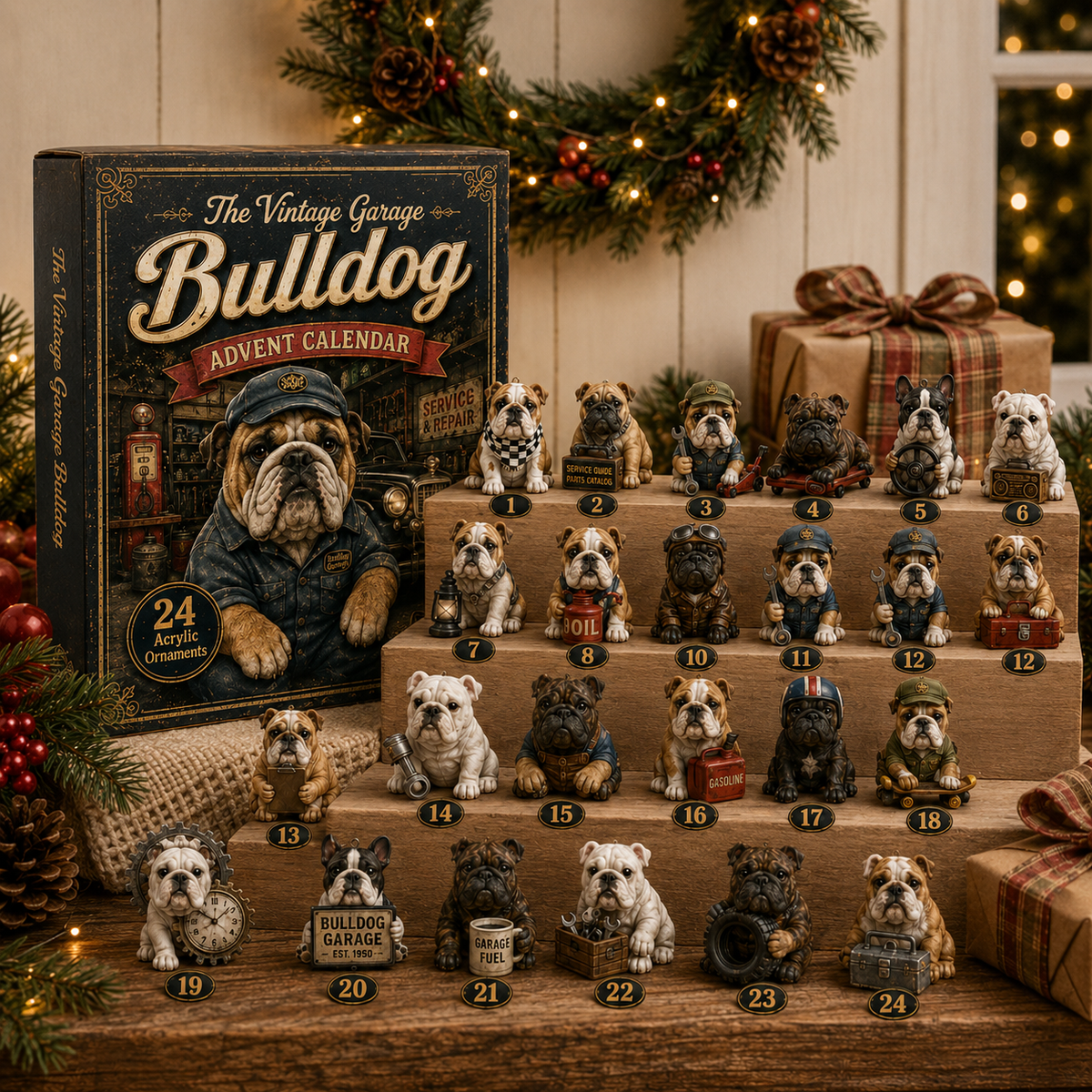 The Vintage Garage Bulldogs Limited Edition Advent Calendar 2026