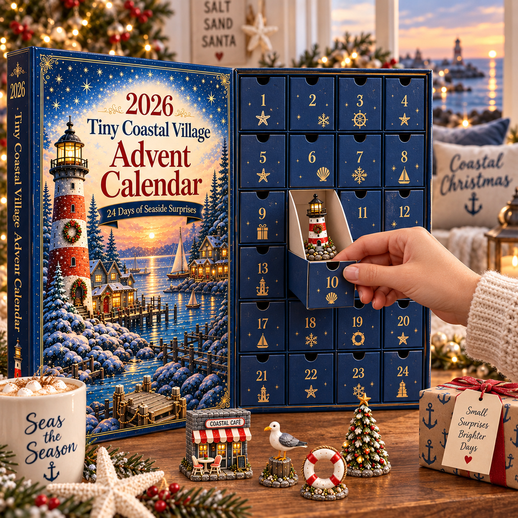 Tiny Coastal Village 24 Days of Seaside Advent Calendar 2026