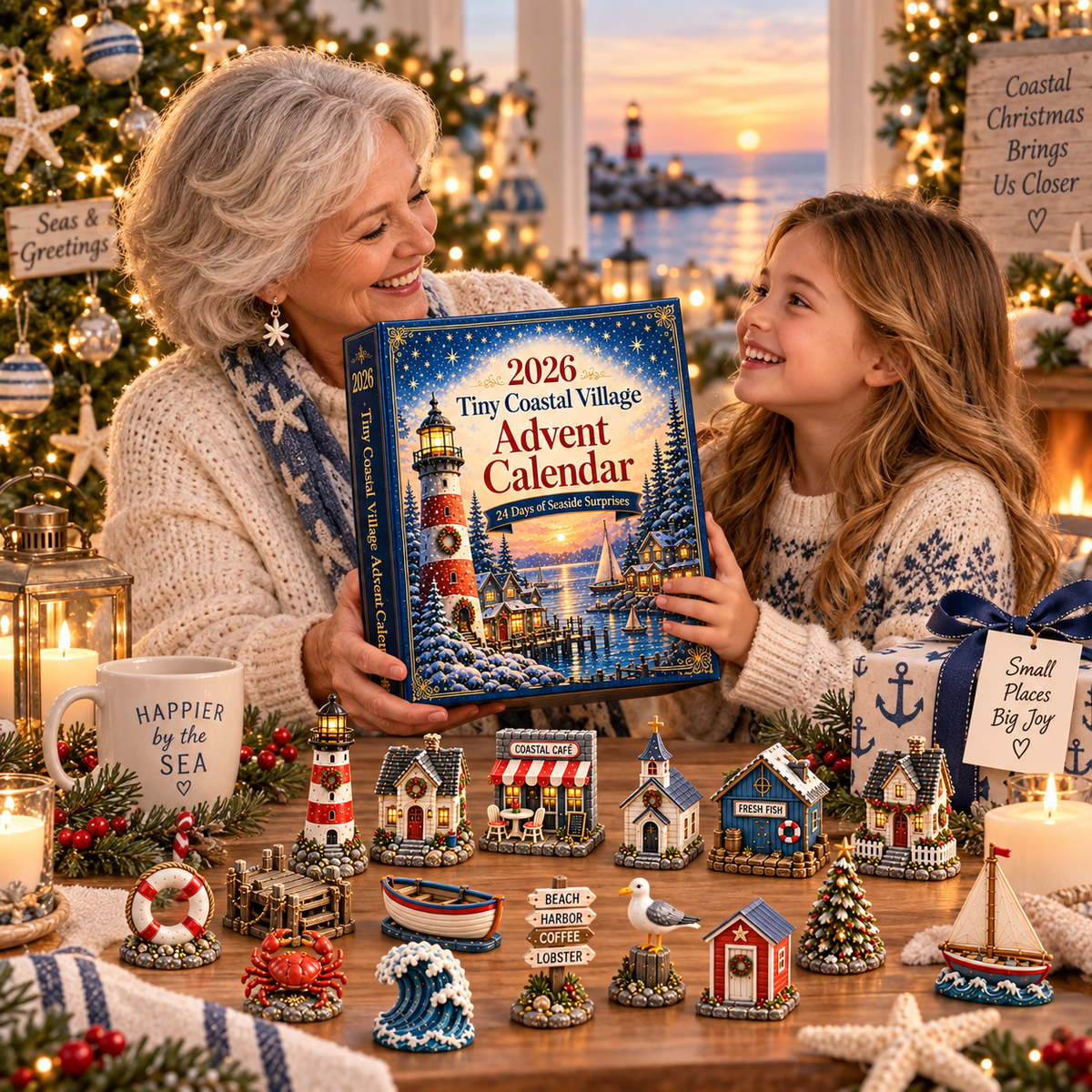 Tiny Coastal Village 24 Days of Seaside Advent Calendar 2026