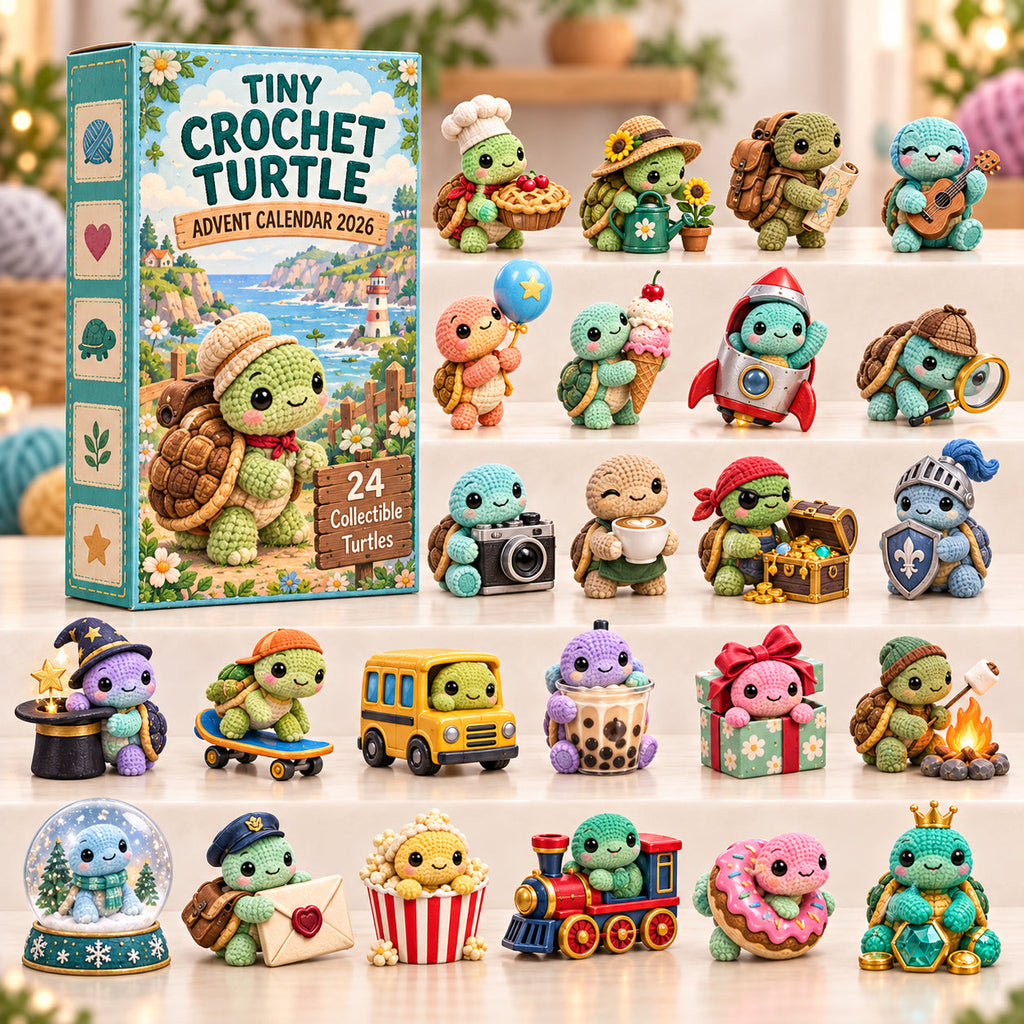 Tiny Crochet Turtle Special Advent Calendar 2026