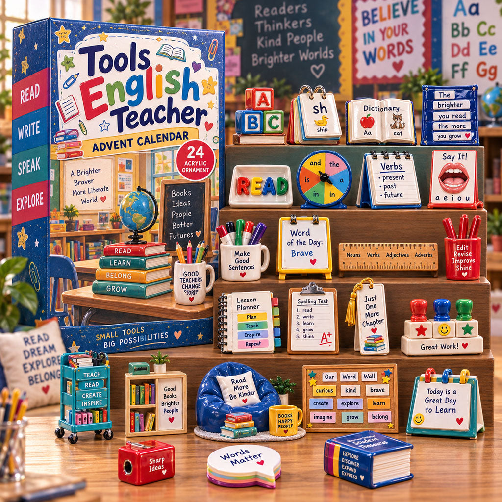 Tools English Teacher 24 Days Festive Countdown Advent Calendar 2026