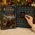Vintage Railway Journey 24 Days Collectible Christmas Advent Calendar 2026