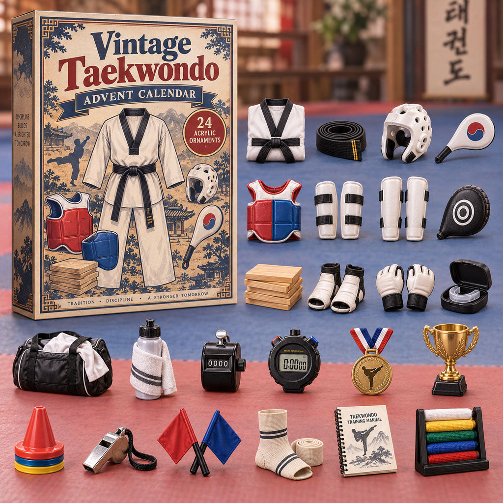 Vintage Taekwondo 24 Days Festive Countdown Advent Calendar 2026