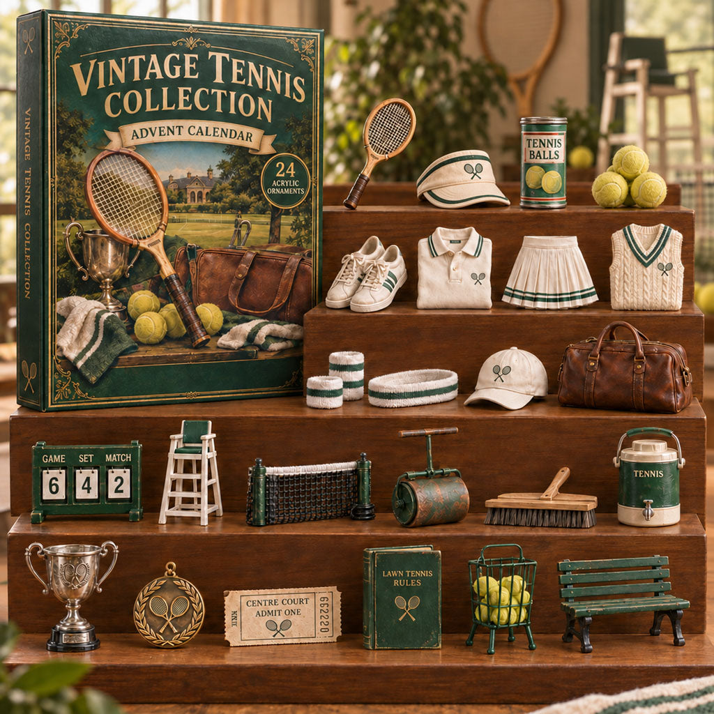 Vintage Tennis Collection 24 Days Festive Countdown  Advent Calendar 2026