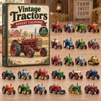 Vintage Tractors 24 Days Festive Countdown Advent Calendar 2026
