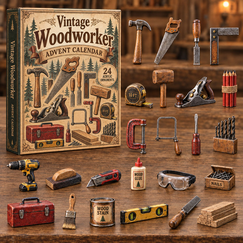 Vintage Woodworker 24 Days Festive Countdown Advent Calendar 2026