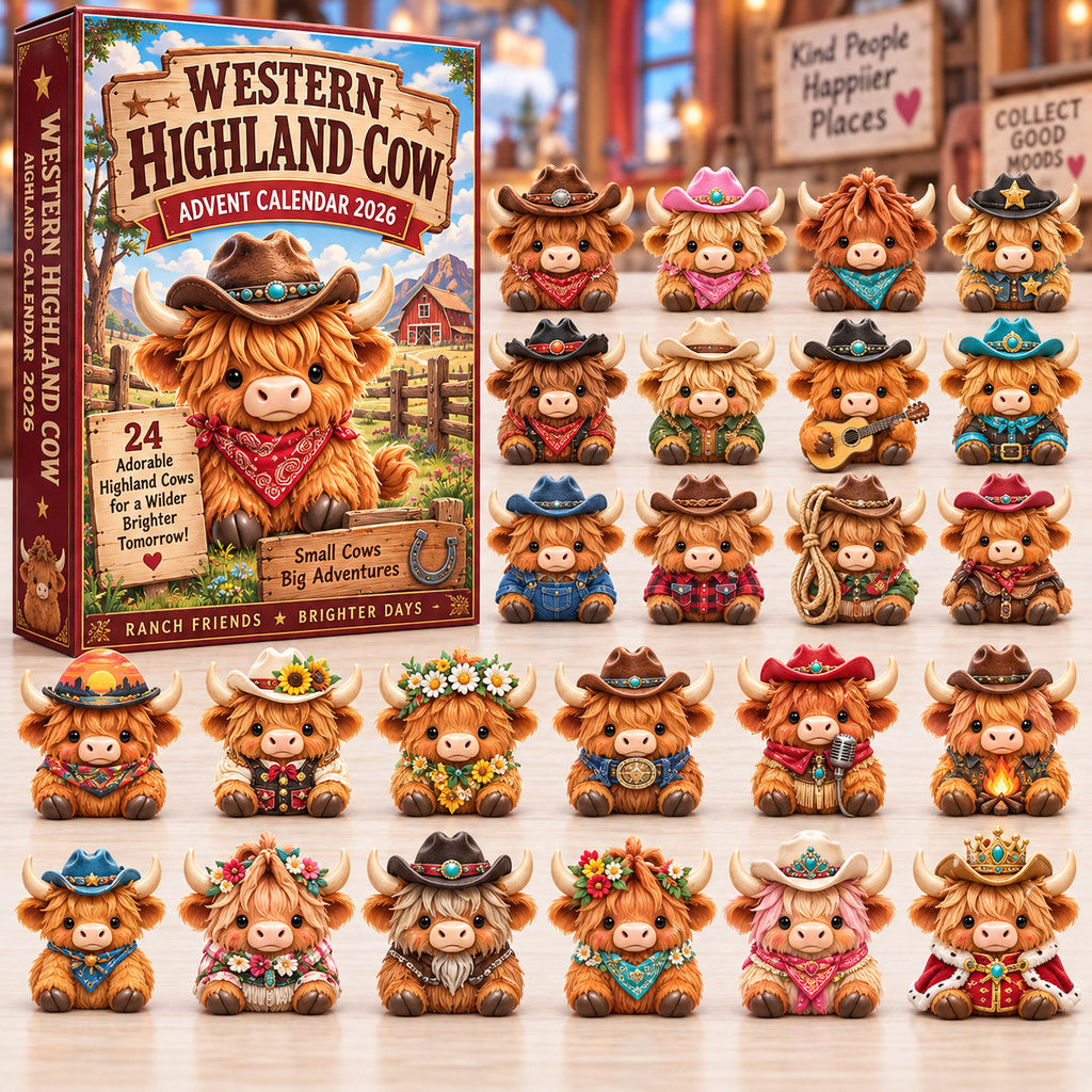 Western Highland Cow Limited Edition Advent Calendar 2026