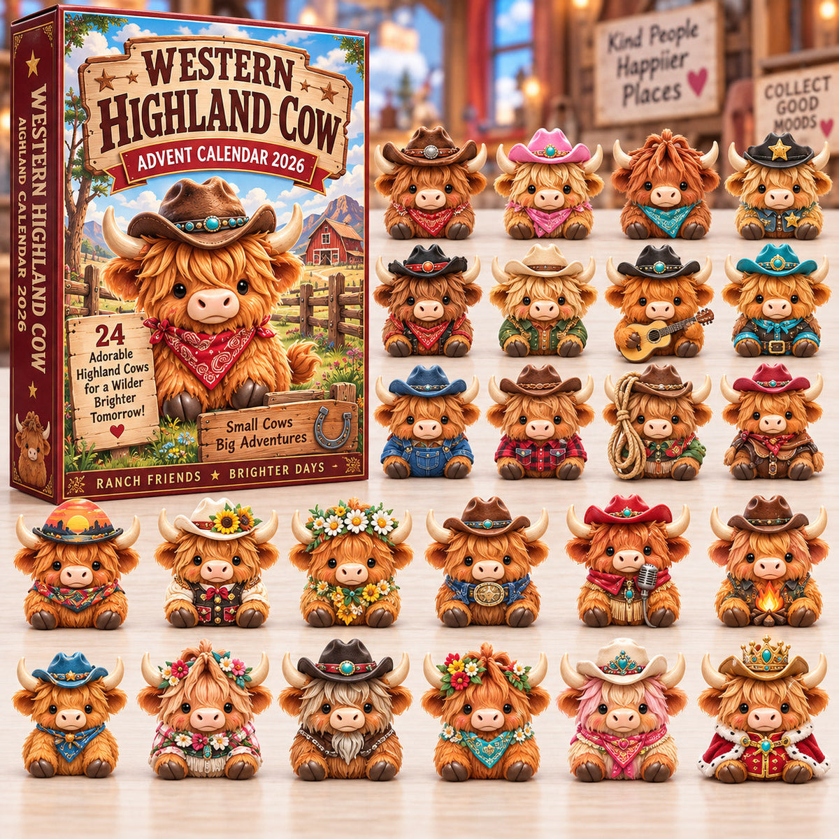 Western Highland Cow Limited Edition Advent Calendar 2026