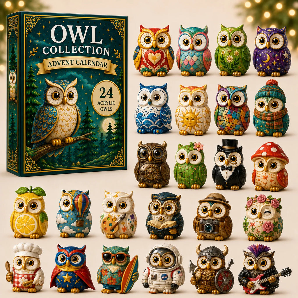 Whimsical Owls 24 Days Festive Countdown Advent Calendar 2026