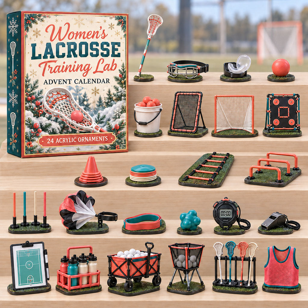 Women's Lacrosse Training 24 Days Festive Countdown Advent Calendar 2026