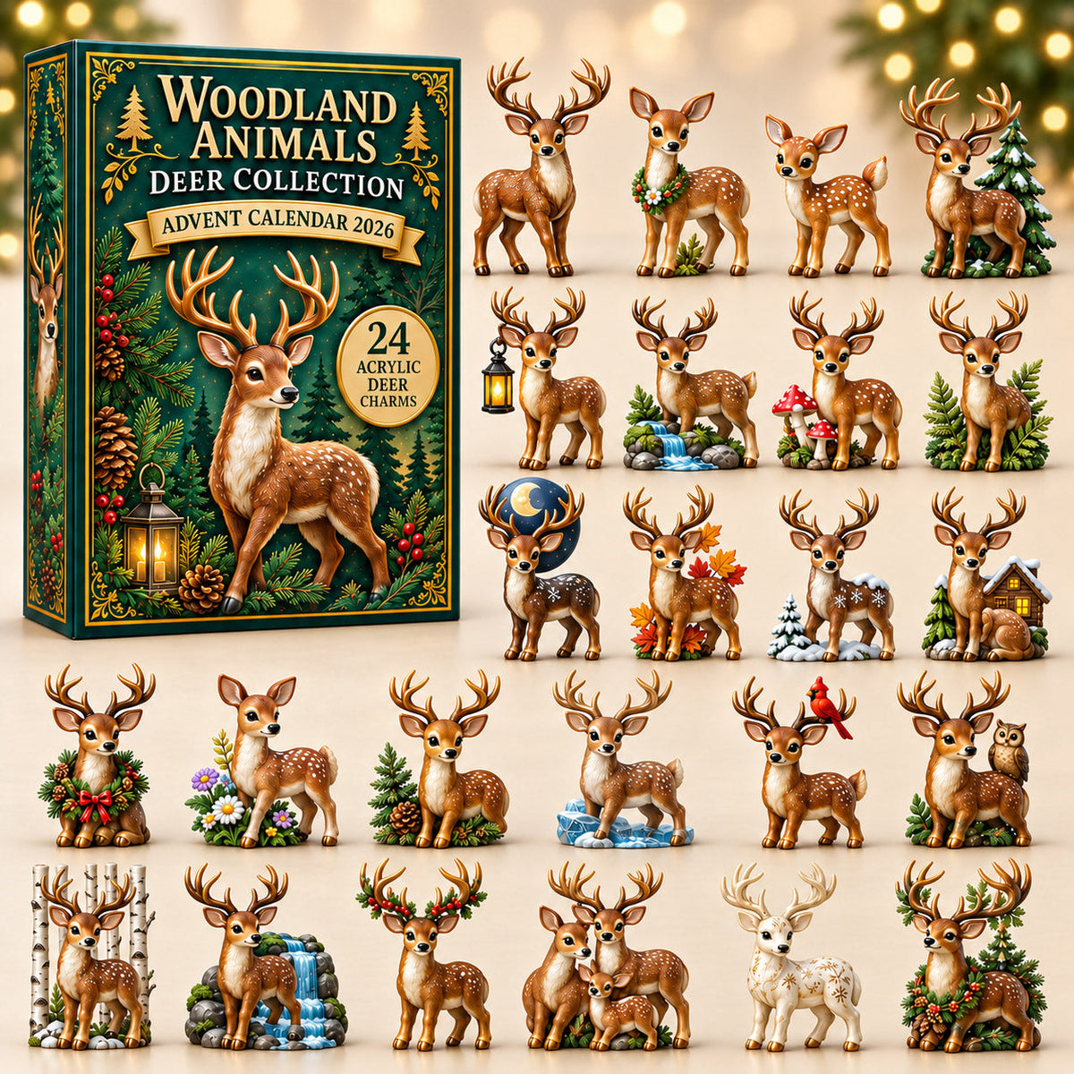 Woodland Animals Deer Collection Advent Calendar 2026